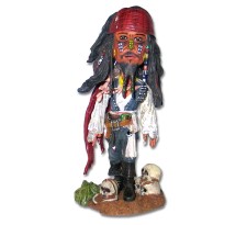 Pirates of the Caribbean 2 Bobble-Head Cannibal Jack HeadKnocker 16 cm